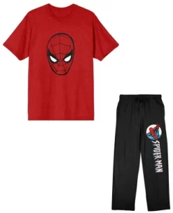 Spider-Man Classic Men's Two-Piece T-Shirt Pajama Set -Cozy Nights Sales Store GUEST a0394f9b 353c 43e8 92e3 7f9ef335c954