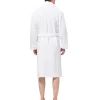 Alpine Swiss Dario Mens Luxury Waffle Knit Cotton Bathrobe Shawl Collar Hotel Spa Robe