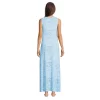 Lands' End Women's Sleeveless Cooling Long Nightgown