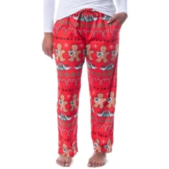 Friends The TV Series Womens' Gingerbread Central Perk Ugly Sweater Pajama Pants Red -Cozy Nights Sales Store GUEST a1afeef8 1217 4787 8d03 30ff9b538f30