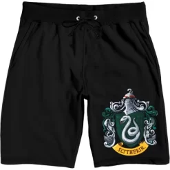 Harry Potter Slytherin Crest Men's Short Sleeve Shirt & Sleep Shorts Set -Cozy Nights Sales Store GUEST a1b2a4bc 376d 442f 8d0c 95d9b319050c