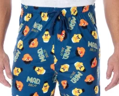 Sesame Street Men's Bert And Ernie Mad Bro? Sleep Lounge Pajama Pants