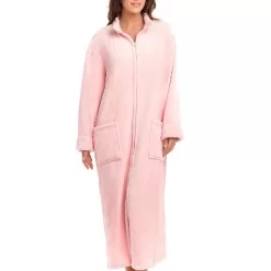 Women's Zip Up Fleece Robe, Soft Warm Plush Oversized Zipper Bathrobe -Cozy Nights Sales Store GUEST a24a4d43 a8a3 4459 a5fb 33eacabf009a