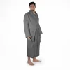 Men's Ultra-Absorbent Cotton Bathrobe By Blue Nile Mills