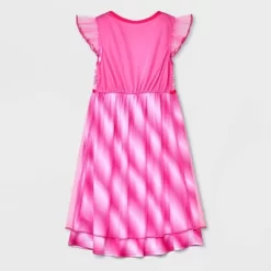 Toddler Girls' Barbie Printed NightGown - Pink
