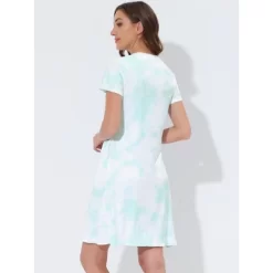 Cheibear Womens Sleepwear Pajama Dress With Pockets Nightshirt Lounge Nightgown 15 Cheibear Womens Sleepwear Pajama Dress With Pockets Nightshirt Lounge Nightgown -Cozy Nights Sales Store GUEST a49bf075 4890 4852 852c 1edba01dbc9a