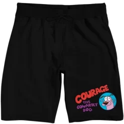 The Courage The Cowardly Dog Animated Series Men's Black Sleep Pajama Shorts 5 The Courage The Cowardly Dog Animated Series Men's Black Sleep Pajama Shorts -Cozy Nights Sales Store GUEST a509791a defb 41a5 b76b 3c1b4f7414dd