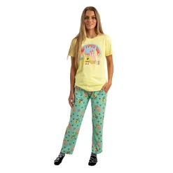 SpongeBob SquarePants Adult Juniors Sleepwear Set With Short Sleeve Tee And Sleep Pants 7 SpongeBob SquarePants Adult Juniors Sleepwear Set With Short Sleeve Tee And Sleep Pants -Cozy Nights Sales Store GUEST a66cb3a5 a652 49c1 9aa3 1fb02589e7bd