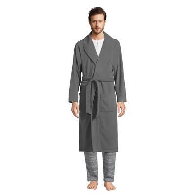 Lands' End Men's Fleece Robe 6 Lands' End Men's Fleece Robe - Image 6
