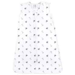 Luvable Friends Baby Boy Sleeveless Jersey Cotton Sleeping Bag, Sack, Blanket, Sailboats Jersey