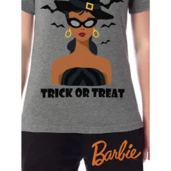 Mattel Barbie Womens' Halloween Trick Or Treat Witch Sleep Pajama Set Multicolored -Cozy Nights Sales Store GUEST a916c09a 4f5a 4329 8c4b 2d06a46bee92