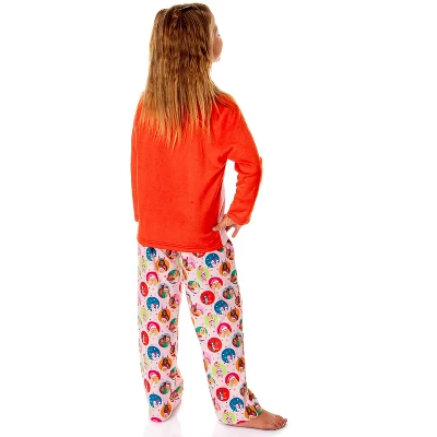 Barbie Girls' Christmas Santa Characters Tis The Season Sleep Pajama Set Pink 1 Barbie Girls' Christmas Santa Characters Tis The Season Sleep Pajama Set Pink