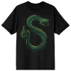 Harry Potter Slytherin Crest Men's Short Sleeve Shirt & Sleep Shorts Set
