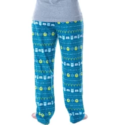 Disney Womens' Monsters Inc Sulley And Mike Ugly Sweater Pajama Pants Turquoise -Cozy Nights Sales Store GUEST ae80aa8e fd33 41ef 8c63 24c6e5af72bb