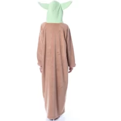 Star Wars The Mandalorian Baby Yoda Costume Adult Wearable Blanket Pullover Robe Brown -Cozy Nights Sales Store GUEST ae85abc2 e581 486a a62b a415041ecd91