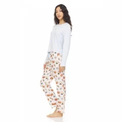 Bearpaw Women's Placket Long Sleeve Top With Pants, 2-Piece Pajama Set For Women -Cozy Nights Sales Store GUEST ae9feb12 7fcf 4bdf b961 1bbb0811e35a