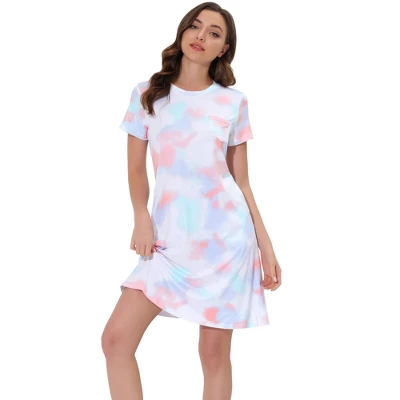 Cheibear Womens Sleepwear Pajama Dress With Pockets Nightshirt Lounge Nightgown 11 Cheibear Womens Sleepwear Pajama Dress With Pockets Nightshirt Lounge Nightgown - Image 11