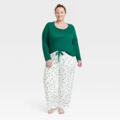 Women's Henley Gift Pajama Set - Stars Above™ -Cozy Nights Sales Store GUEST afff6b84 02f4 44b5 a945 41d4b3d7b78f