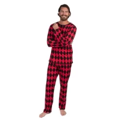 Leveret Mens Two Piece Cotton Argyle Christmas Pajamas -Cozy Nights Sales Store GUEST b082c54c f42e 4f78 a2de e5d7600aa435