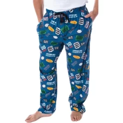 Seinfeld TV Series Men's Allover Themed Pattern Adult Sleep Pajama Pants -Cozy Nights Sales Store GUEST b2100df9 051a 487d 971e ad03d9eec03b