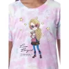 Harry Potter Womens' Luna Lovegood Character Nightgown Sleep Pajama Shirt Multicolored