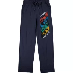 Cowboy Bebop Colorful Character Panels Men's Navy Sleep Pajama Pants -Cozy Nights Sales Store GUEST b36d8472 f631 42db ae07 64cccbd81d78