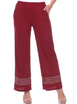 Women's Wide-Leg Pants - White Mark -Cozy Nights Sales Store GUEST b5dc8c9a 163f 47f2 9d46 bd4db46d9104