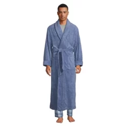 Lands' End Men's Full Length Turkish Terry Robe -Cozy Nights Sales Store GUEST b6d09b70 8211 4726 88a8 a62874cdd9b3