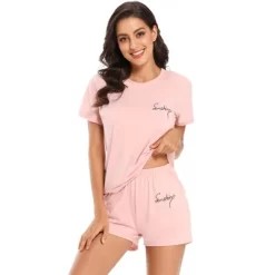 Cheibear Womens Sleepwear Crew Neck Nightwear With Shorts Loungewear Pajama Set 22 Cheibear Womens Sleepwear Crew Neck Nightwear With Shorts Loungewear Pajama Set -Cozy Nights Sales Store GUEST b6e94eeb 3011 419f 8b73 605a3e123c94