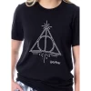 Harry Potter Womens' Deathly Hallows Wizarding World Sleep Pajama Set Multicolored