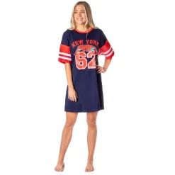 Marvel Comics Womens' Spider-Man 62 New York Nightgown Pajama Shirt Dress Blue -Cozy Nights Sales Store GUEST b71c5ad6 f46a 48e8 8491 06cd8d108348