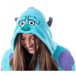 Disney Monsters Inc Adult Sulley Kigurumi Costume Union Suit Pajama