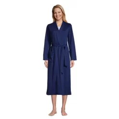 Lands' End Women's Supima Cotton Long Robe -Cozy Nights Sales Store GUEST b77b61d9 cfbe 4a5b 8950 c335dd58747d
