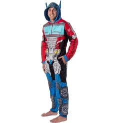 Transformers Men's Retro Character Union Suit One Piece Costume Pajama -Cozy Nights Sales Store GUEST b79ff149 a3dd 4be8 ac6f fad9fde8fba8