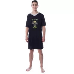 Rick And Morty Mens' TV Show Series Drunk Spaceship Sleep Pajama Dress -Cozy Nights Sales Store GUEST b8b80483 04da 4e1a 88f4 c9be2fe0ae88