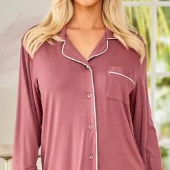 Women's Soft Knit Jersey Pajamas Lounge Set, Long Sleeve Top And Pants With Pockets 20 Women's Soft Knit Jersey Pajamas Lounge Set, Long Sleeve Top And Pants With Pockets -Cozy Nights Sales Store GUEST ba3083a3 5f0d 488f b561 40e2e1f5c205