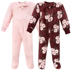 Hudson Baby Infant Girl Plush Sleep And Play, Burgundy Floral 10 Hudson Baby Infant Girl Plush Sleep And Play, Burgundy Floral -Cozy Nights Sales Store GUEST ba421bd7 e3c3 40b5 aac9 7eef24935f41