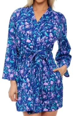 Women's Soft Cotton Knit Jersey Lounge Robe With Pockets, Short Bathrobe -Cozy Nights Sales Store GUEST ba5c023a cb5a 448e 986b a9e5047c0f03