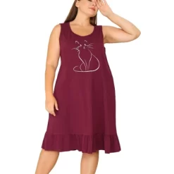 Agnes Orinda Women's Plus Size Sleeveless Comfy Lovely Tank Nightgown 10 Agnes Orinda Women's Plus Size Sleeveless Comfy Lovely Tank Nightgown -Cozy Nights Sales Store GUEST babaac2c 84d5 4c9c 8b5d 72664de5af64