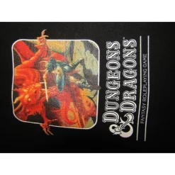 Dungeons & Dragons Logo Adult Men's Black Graphic Sleep Pajama Pants