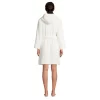 Lands' End Women's High Pile Fleece Hooded Robe