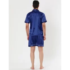 Lars Amadeus Men's Short Sleeve Top And Pants Summer Satin Pajama Sets -Cozy Nights Sales Store GUEST be0d4c18 5802 4cbc 9ba9 48f188b7f8eb