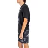 Star Wars Darth Vader Men's Crew Neck Short Sleeve Tee & Lounge Shorts Combo Set