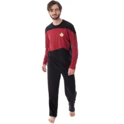 Star Trek Next Generation Men's Picard Uniform Costume Sleepwear Pajama Set -Cozy Nights Sales Store GUEST bee2abb1 02cb 428b 8f7a eabdc4647b75