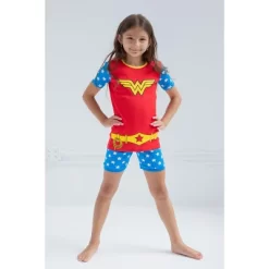 DC Comics Justice League Wonder Woman Girls Pajama Shirt And Shorts Sleep Set Toddler -Cozy Nights Sales Store GUEST c0c113f4 86a3 4aa5 a34f b04cf94d482c
