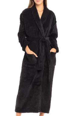Women's Warm Fleece Winter Robe, Long Soft Plush Bathrobe -Cozy Nights Sales Store GUEST c189f8bc 4ba2 4613 8762 0371b5fcd985