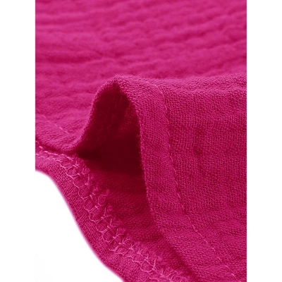 Cheibear Women's Button Down Long Sleeve Sleepwear Shirt With Shorts Casual Lounge Sets 5 Cheibear Women's Button Down Long Sleeve Sleepwear Shirt With Shorts Casual Lounge Sets - Image 5