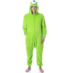 Disney Monsters Inc Adult Mike Wazowski Kigurumi Costume Union Suit Pajama Lime Green -Cozy Nights Sales Store GUEST c1ffa3ab b5c2 450d 8cab efc26fd746c2