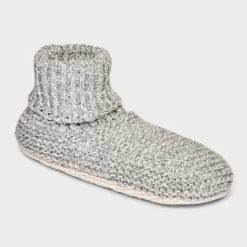 Women's Marled Knit Faux Shearling Lined Booties With Grippers - Stars Above™ 4-10 -Cozy Nights Sales Store GUEST c37d7e92 ef2d 4895 a3b3 d7478476ed5d