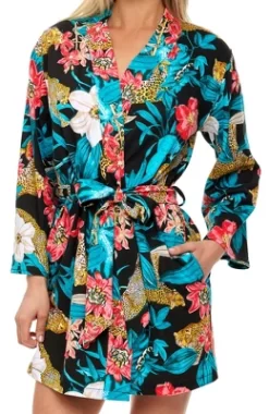 Women's Soft Cotton Knit Jersey Lounge Robe With Pockets, Short Bathrobe -Cozy Nights Sales Store GUEST c3d592a9 1129 4beb ba1e 994a3b094647